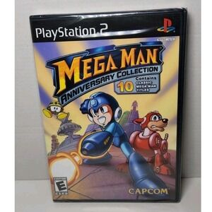 Mega Man Anniversary Collection PlayStation 2, One Disk 10 Games, Sealed New
